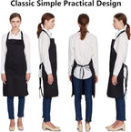Jubatus 12 Pack 100% Cotton Aprons Bulk - Image 2