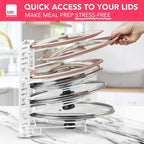 Free-Standing Adjustable Pot Lid Organizer - Image 6