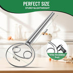 Danish Dough Whisk Stainless Steel Hook Dutch Bread Mixer Hand Tool - Image 3