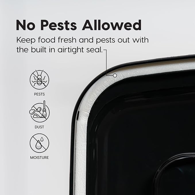 IRIS USA Dog Food Storage Container 22 lbs, WeatherPro Made in USA, Airtight - Image 7
