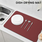 WISELIFE Dish Drying Mat Super Absorbent Drying Mat Large Dish Drying Mats - Image 6