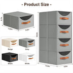 Homsorout Stackable Storage Drawers - Image 3