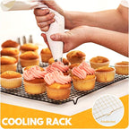 2 PCS Cooling Racks for Cooking and Baking, 15x10 Inches Stainless Steel - Image 7