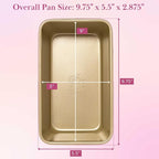 Paris Hilton Nonstick Carbon Steel Bakeware Collection, 9-Inch x 5-Inch Loaf Pan - Image 5
