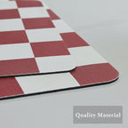 Ohocut Red Checkered Dish Drying Mat - Image 6