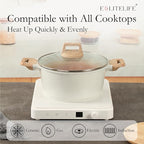 ESLITE LIFE Nonstick Stock Pot - Image 4