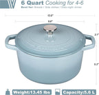 VORRINGARD Enameled Cast Iron Dutch Oven Pot - Image 2