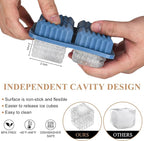 2 Pack Whiskey Ice Cubes Mold, Silicone Ice Cube Trays - Image 7