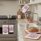 Leinuosen 8 Pcs Kitchen Towels and Oven Mitts Sets Pot Holders Dishcloths Set - Image 7