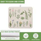 Kawani Sage Flower Herbs Dish Drying Mat - Image 5