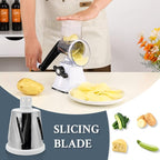 Cheese Graters with Handle, Manual Cheese Shredder Rotary Grater with 3 - Image 2