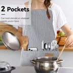 NLUS 2 Pack Cooking Aprons for Women - Image 6
