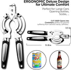 Jar Opener, Stainless Steel Jar Lid Opener, Beer Bottle Opener - Image 3