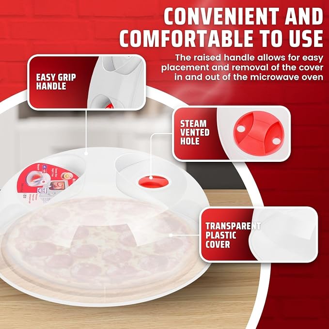 Flexzion 2 Pack 10 Inch Small Microwave Splatter Cover - Image 7