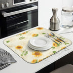 Dish Drying Mat Drainer Pads - Image 3