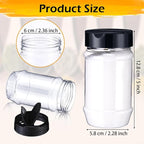 Mimorou 30 Pack Plastic Spice Jars - Image 2
