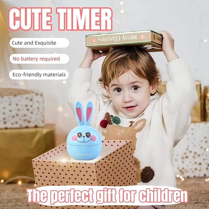 Cartoon Mechanical Kitchen Timer, 60 Minutes Countdown Timer, Mechanical Visual - Image 7