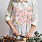Uaussi Cotton Linen Apron Cross Back Work Apron - Image 3