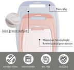 Neoflam Microban Protection Cutting Board 3 Piece Set, Stain & Odor/BPA Free - Image 5