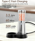 Electric Salt and Pepper Grinder Set - Image 5