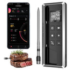Wireless Meat Thermometer with Smart Timer & APP Control, 800ft Bluetooth Grill by TEMMIO