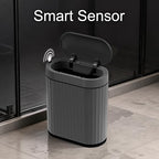ELPHECO Bathroom Motion Sensor Trash can, 2 Gallon Automatic Garbage Can - Image 3