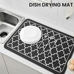WISELIFE Dish Drying Mat Super Absorbent Drying Mat Large Dish Drying Mats - Image 7