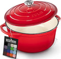 Zulay Kitchen 5 Quart Enameled Cast Iron Dutch Oven Pot by ZulayKitchen