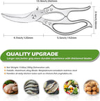 Poultry Shears – Heavy Duty Kitchen Shears & Multipurpose Kitchen Scissors - Image 2