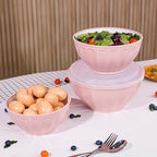 BoxedHome Mixing Bowls with Lids Set, 4PK Large 0.2” Thick Plastic Nesting - Image 8