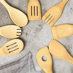 DEAYOU 16 PCS Bamboo Kitchen Utensils, Wood Spoons Spatula Set - Image 9