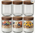 16oz 6 Pack Overnight Oats Containers by Osfel