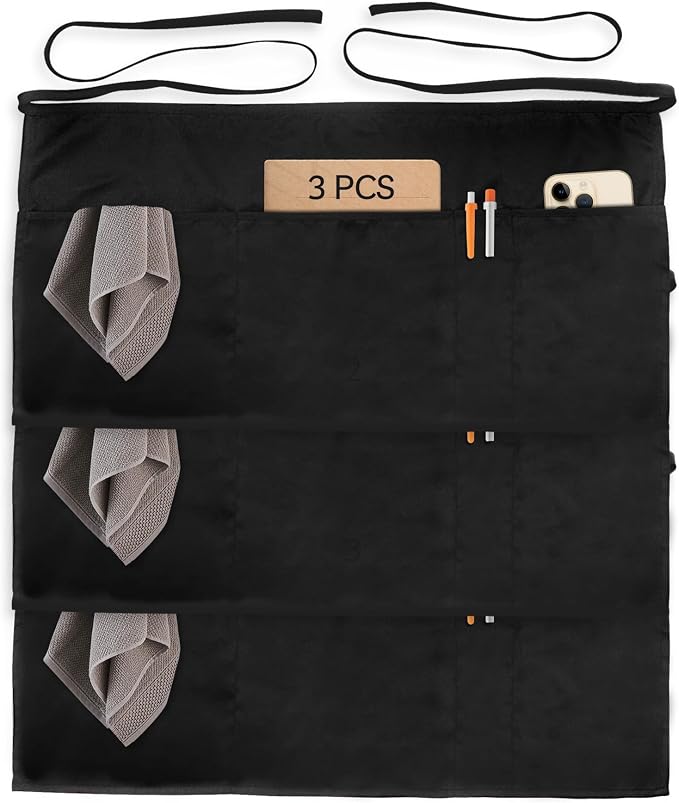 Xeoxarel Aprons with 4 Pockets 23.5'' X 11.5'' by XeoxarelWomensvests
