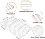 TeamFar Stainless Steel Baking Sheet, 17.6 x 13 x 1inch Half Baking Pan Cookie - Image 3