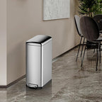 Garvee Slim Kitchen Trash Can 8 Gal, Skinny Stainless Steel Garbage Can - Image 5
