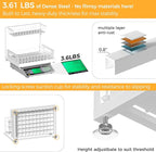 Saydear Under Sink Organizer Storage 2-Tier Premium Metal Pull-Out Kitchen - Image 5