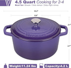 VORRINGARD Enameled Cast Iron Dutch Oven Pot - Image 2