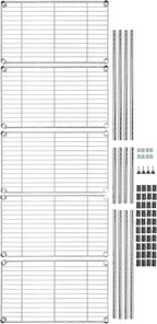 Amazon Basics 5-Shelf Adjustable Storage Shelving Unit - Image 9