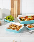 Sweejar Ceramic Bakeware Set of 4, Casserole Dishes - Image 5