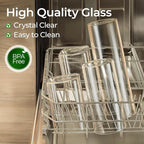 ComSaf 0.8 Qt Glass Food Storage Jars Set of 6, Pantry Organization Jar - Image 4