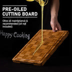 Kikcoin Extra Large Bamboo Cutting Boards, Chopping Boards - Image 6