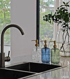 JASAI 18Oz Green Glass Soap Dispenser - Image 7