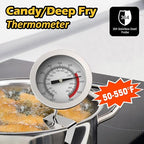 Candy Thermometer with Pot Clip & 8 Inch Probe Length - Image 2