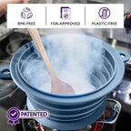 L.I.Q Silicone Splatter Guard – Fits 10 and 12 Inch Pots – Microwave Safe and - Image 7