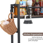 Meangood Spice Rack Shelf for Kitchen Stove, Over the Stove Shelf - Image 6