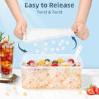 WIBIMEN Mini Ice Cube Trays, 0.55” Tiny Pebble Ice - Image 2