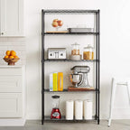 Amazon Basics 5-Shelf Adjustable Heavy Duty Steel Wire Rack, Space Saving - Image 4