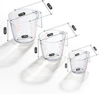 Measuring Cups, Plastic Measuring Cups Set of 3-1000ml, 300ml - Image 2