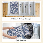 Dish Drying Mat Floral Print Microfiber kitchen drying mat, 20x15 inches - Image 3