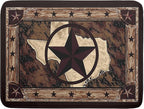 Giwawa Western Texas Star Dish Drying Mat 18"x24", Rustic Primitive Country by Giwawa